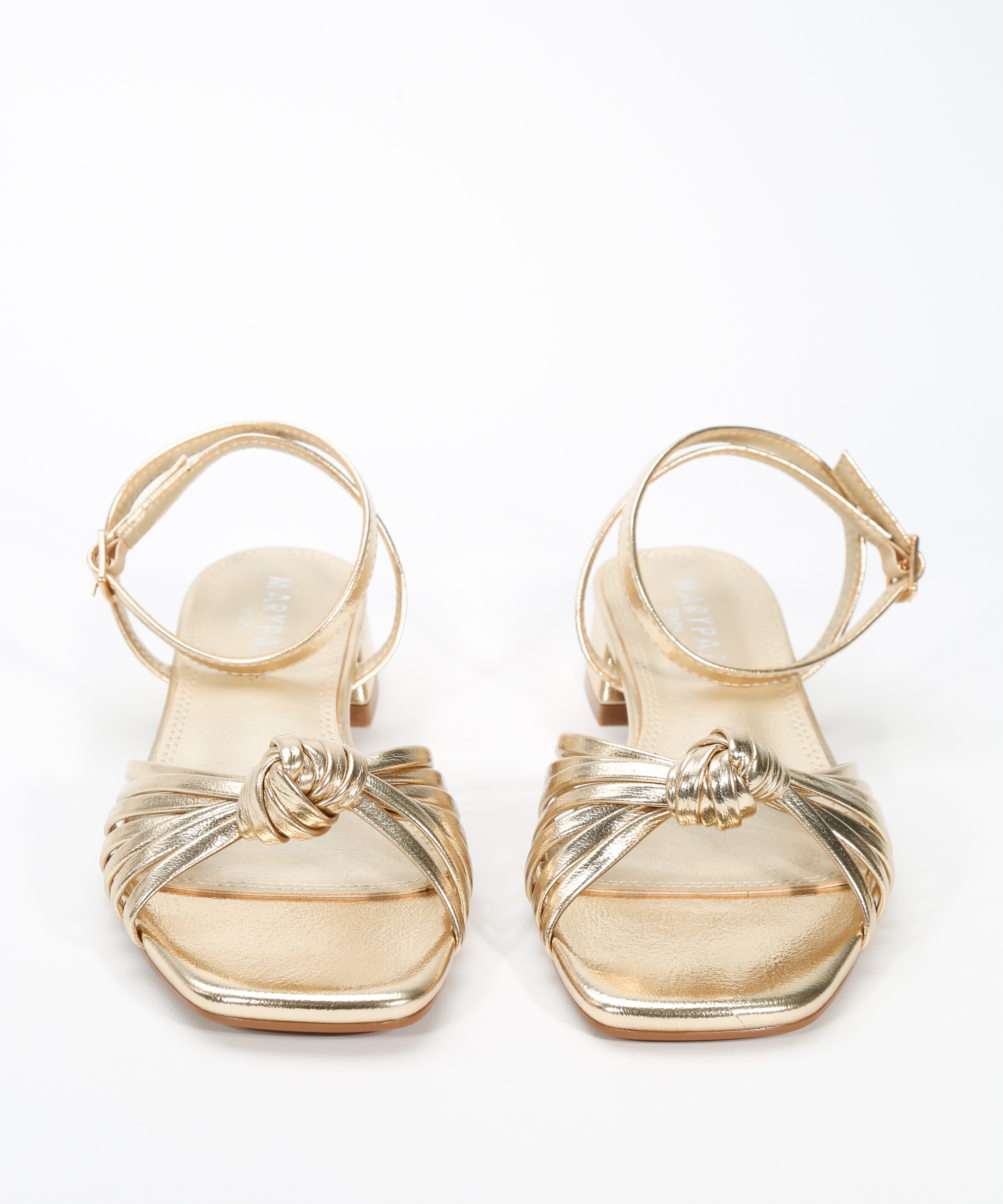 Sandalias tacón bajo nudo image number null